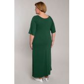 Długa sukienka w kolorze zieleni