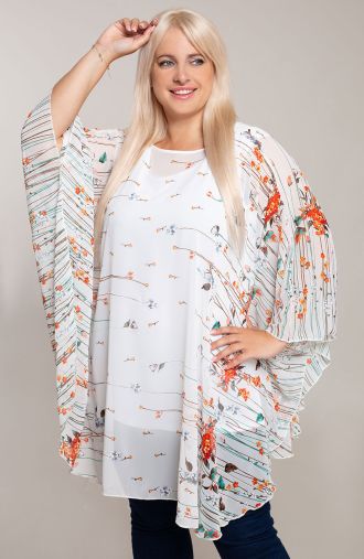 Tunica tip poncho balans floral