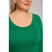 Rochie lungă verde din vascoza