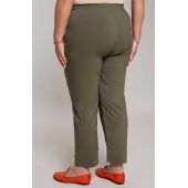 Pantaloni lungi verde masliniu cu buzunare