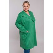 Palton verde cu buzunare