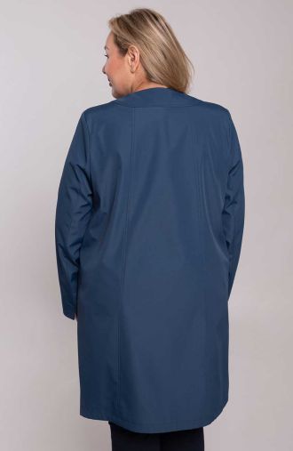 Palton elegant în bleumarin
