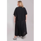 Rochie lungă neagră cu bolero
