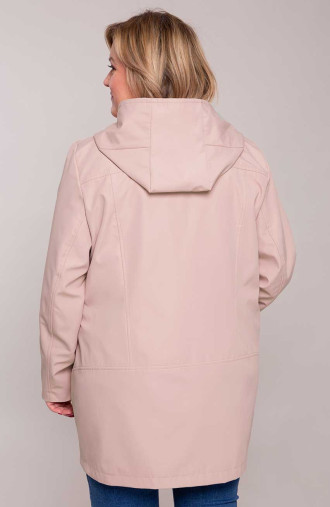 Jacheta roz deschis cu buzunare