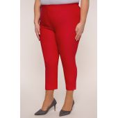 Pantaloni trei sferturi culoare roșie