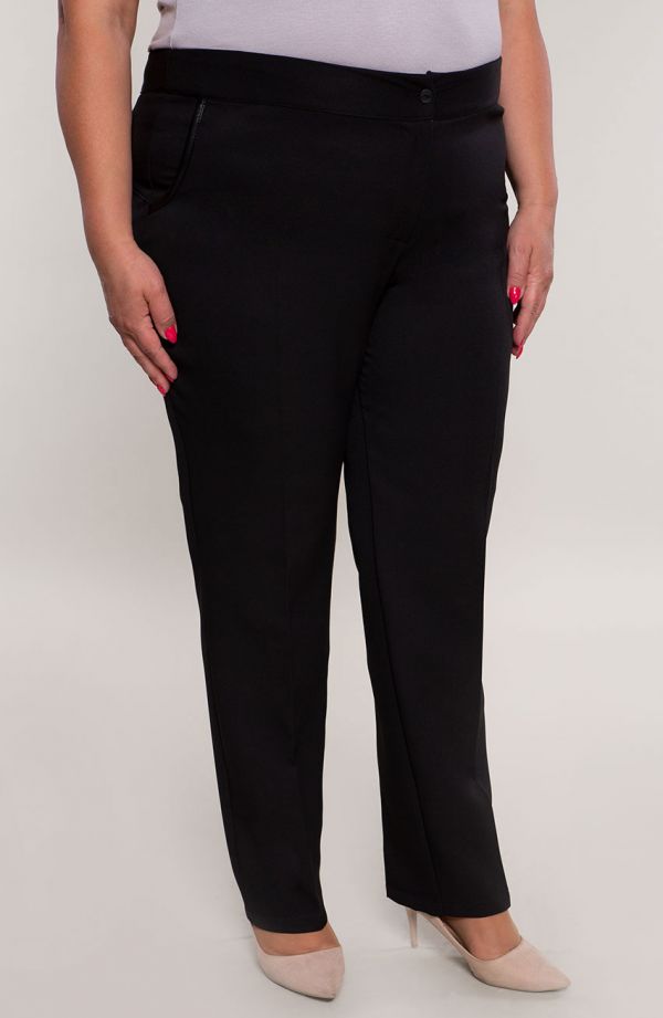 Pantaloni business-casual în negru